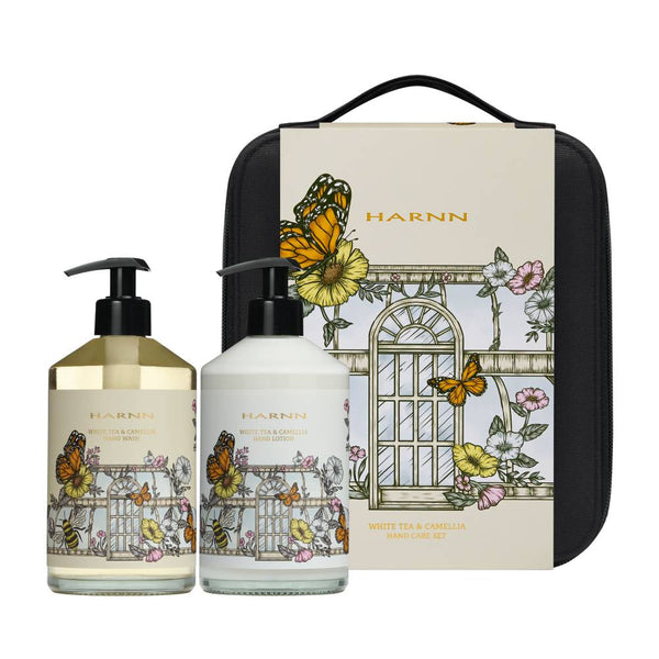 GIFT SET HANDS & NAILS - ULTRA SOFT & SUPPLE I Beauty Bag with Hand Lotion & Hand Soap