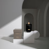 NATURAL AROMATIC CANDLE FOR ROOM & MASSAGE - Lily of the Valley, Magnolia & Rum