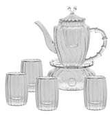 TEA Set - LILY, handcrafted from finest glass