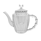 TEA POT - LILY, handcrafted from finest glass